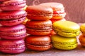 Colorful macaron cakes