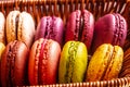 Colorful macaron cakes