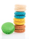 Colorful macarons Royalty Free Stock Photo