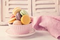 Colorful macarons Royalty Free Stock Photo