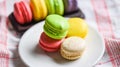 Colorful macarons tasty sweet dessert cookie, Macarons dessert small french cakes