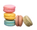 Colorful macaroon isolated