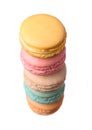 Colorful macaroon isolated