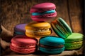 Colorful macaroons