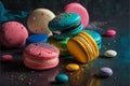 Colorful macaroons