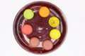 colorful macaroons Royalty Free Stock Photo