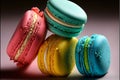 Colorful macaroons