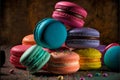 Colorful macaroons