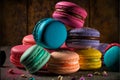 Colorful macaroons