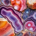 colorful macro texture of marble stone mineral.