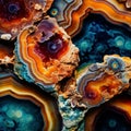 colorful macro texture of marble stone mineral.