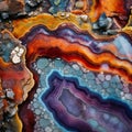 colorful macro texture of marble stone mineral.