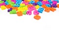 Colorful Magnetic Letters Royalty Free Stock Photo