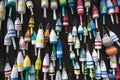 Colorful Maine Lobster Buoys