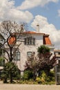 Colorful and majestic old house in Lisbon Royalty Free Stock Photo