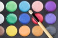 Colorful make-up palette Royalty Free Stock Photo
