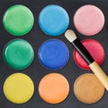 Colorful make-up palette Royalty Free Stock Photo