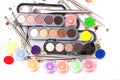 Colorful make-up set Royalty Free Stock Photo