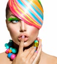 Colorful Makeup, Hair and Accessories