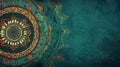 Colorful mandala background, Wallpaper, Illustration Royalty Free Stock Photo