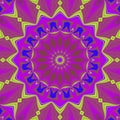 Colorful Mandala background wallpaper illustration. Four tone color. Royalty Free Stock Photo