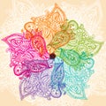 Colorful mandala Royalty Free Stock Photo
