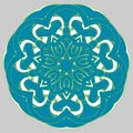 Arabic Colorful Mandala. Ethnic tribal ornaments