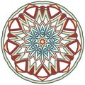 Aribic Colorful Mandala. Ethnic tribal ornaments