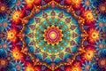 Colorful Mandala Pattern Design Royalty Free Stock Photo