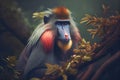 Mandrill monkey