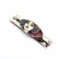 Colorful Manga-inspired Hair Clip With Elongated Woman\'s Face