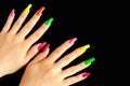 Colorful manicure