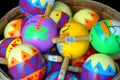 Colorful maracas sold at market place Key West, Florida.