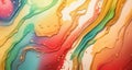 Colorful marble background in watercolor style in defferent bright colors. Ai generative illustration