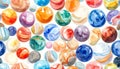 Colorful Marbles Collection Royalty Free Stock Photo