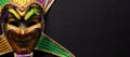 Colorful Mardi Gras mask background Royalty Free Stock Photo