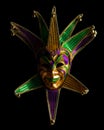 Colorful Mardi Gras mask isolated