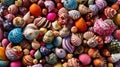 colorful marine shells background