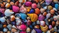 colorful marine shells background