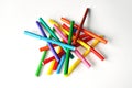 Colorful markers Royalty Free Stock Photo