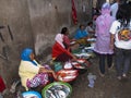 Colorful market in Bali Indonesia