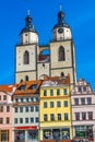 Colorful Market Square Saint Mary's City Church Stadtkirche Luth