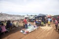 Colorful marketplaces on the main road, near Antsohihy, Madagascar