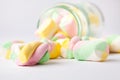 Colorful marshmallow Royalty Free Stock Photo