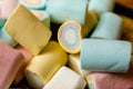 Colorful marshmallow candies Royalty Free Stock Photo