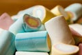 Colorful marshmallow candies Royalty Free Stock Photo