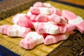 Colorful marshmallow candies Royalty Free Stock Photo