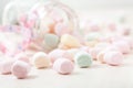 Colorful marshmallows Royalty Free Stock Photo