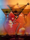 Colorful martinis Royalty Free Stock Photo
