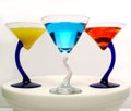 Colorful martinis Royalty Free Stock Photo